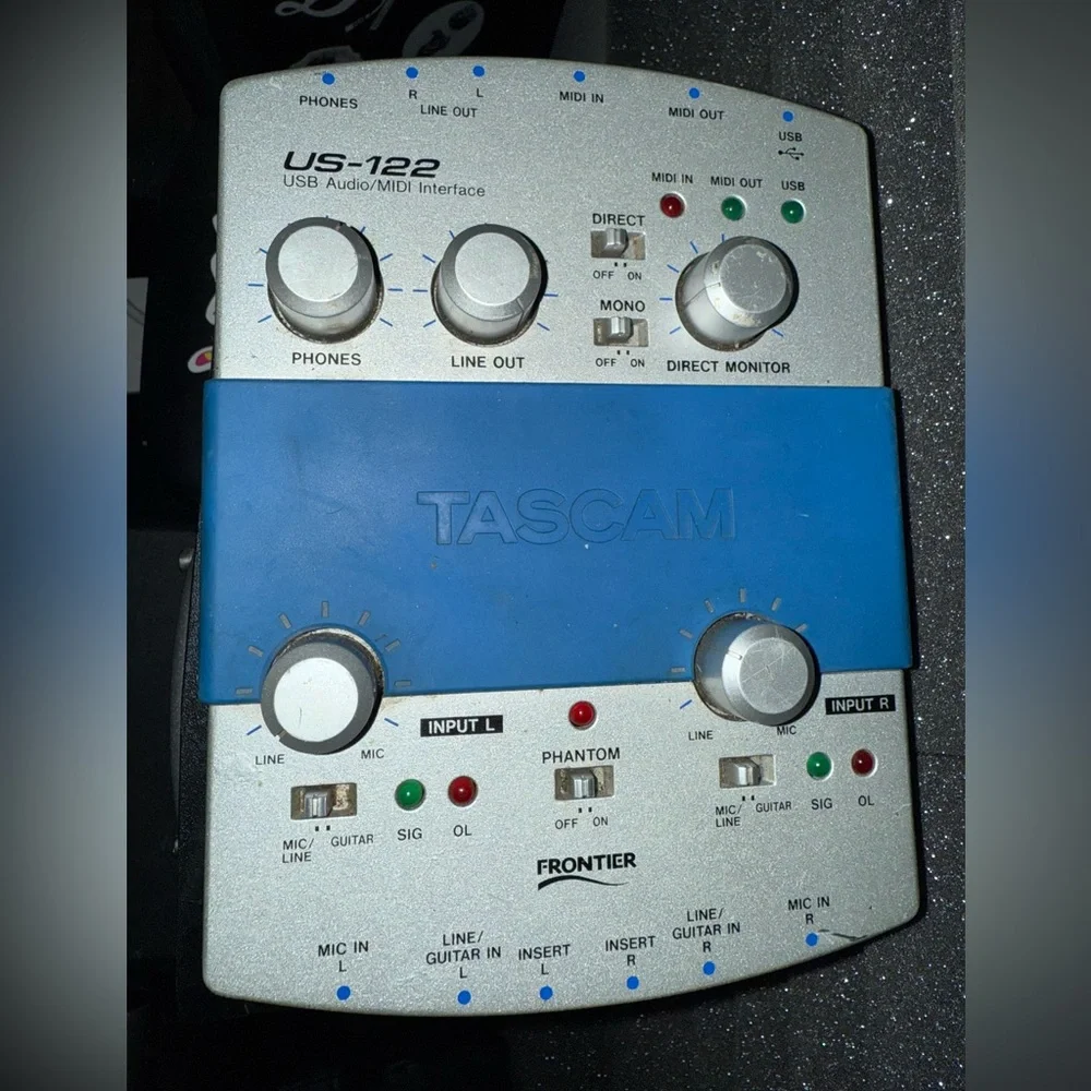Tascam US-122 usb audio interface